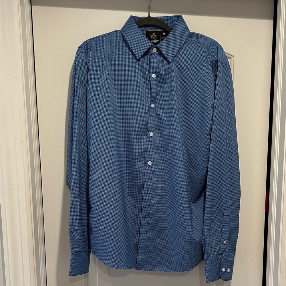 Elegant Blue Dress Shirt for Men